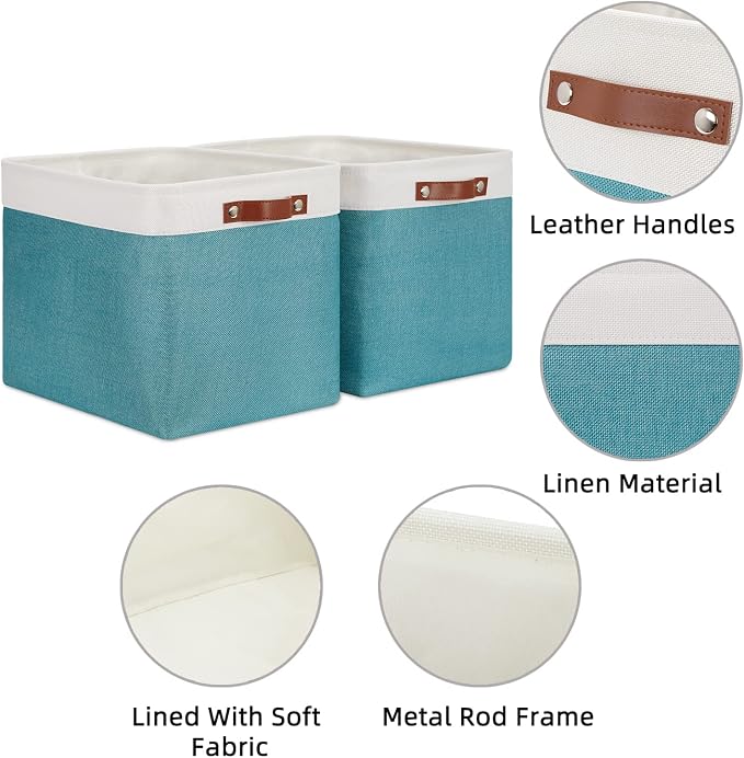 HNZIGE Extra Large Fabric Storage Bin Baskets - Image 6