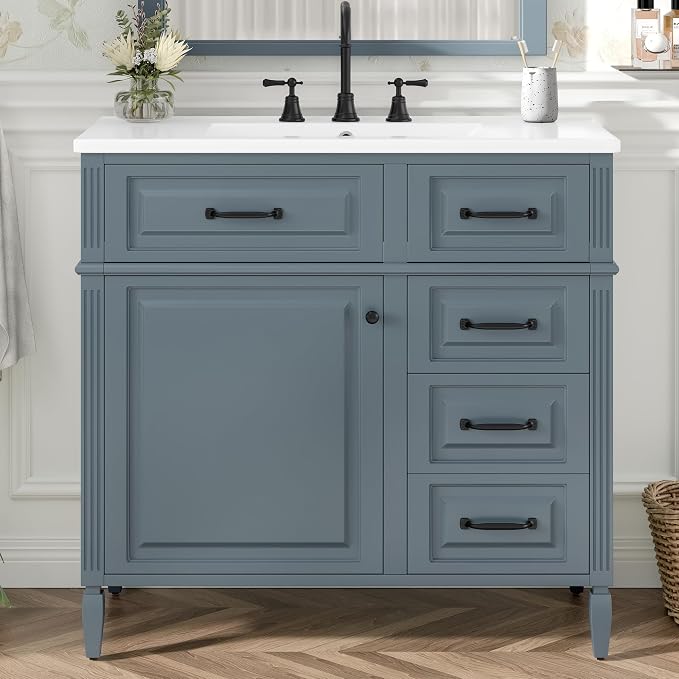 Harper & Bright Designs 36" Bathroom Vanity - Image 3