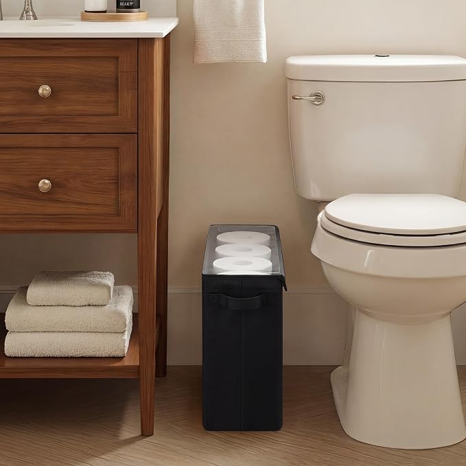 Cupic Cupid Toilet Paper Storage Baskets, Bathroom Toilet Paper Storage - Image 4