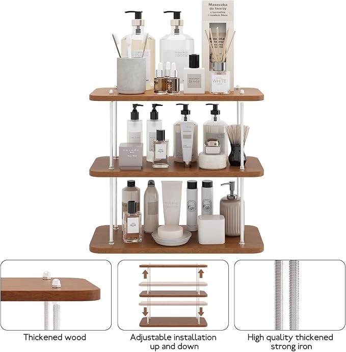 Bathroom Counter Organizer, Bathroom Shelf Organizers & Sink Organizer - Image 3