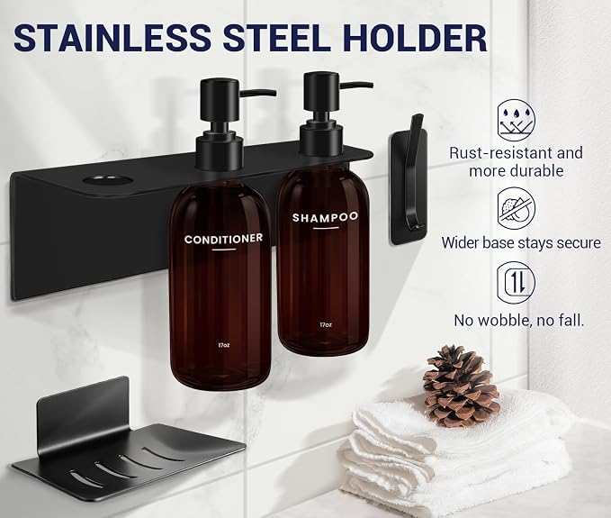 KLL Shampoo and Conditioner Dispenser - Image 6