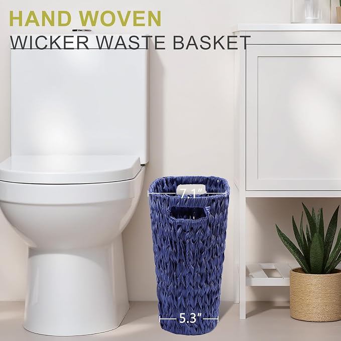 Navy Blue Bathroom Accessories Set - Image 9