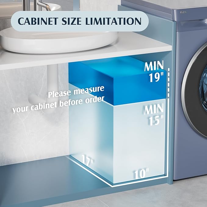 VERIFOST Under Sink Organizer, 2 Tier Under Sink Organizer, Adjustable Height - Image 7