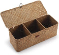Seagrass Storage Basket for Bathroom by XIMISISE