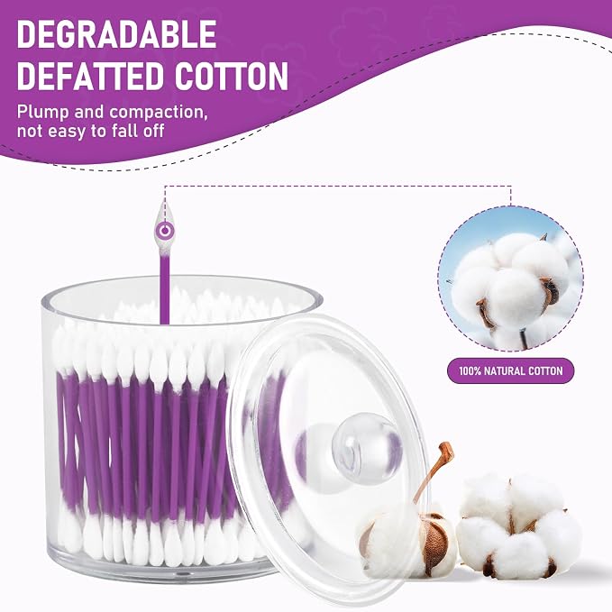 760pcs CGR Precision Cotton Swabs packed in Acrylic swab canister - Image 4