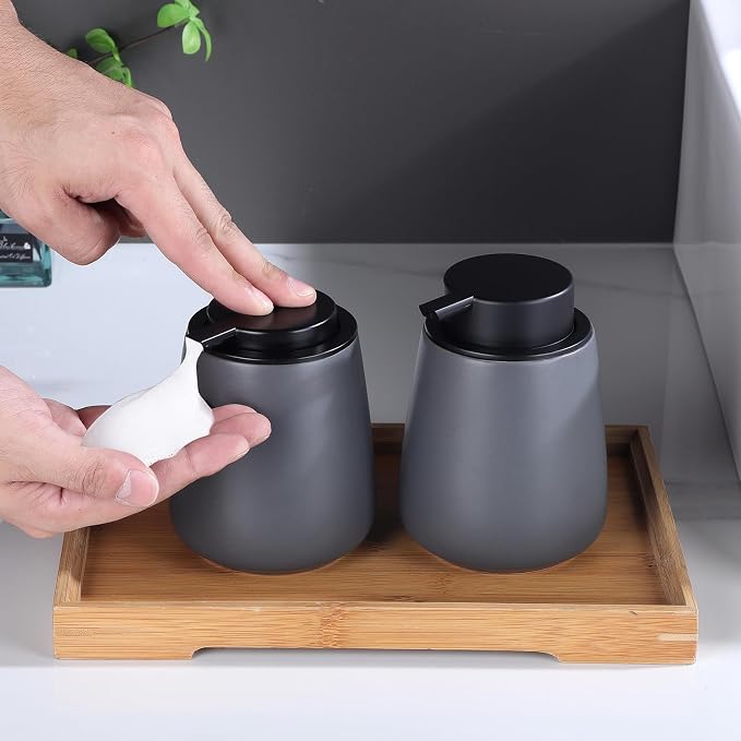 12Oz Grey Foaming Soap Dispenser - Image 4