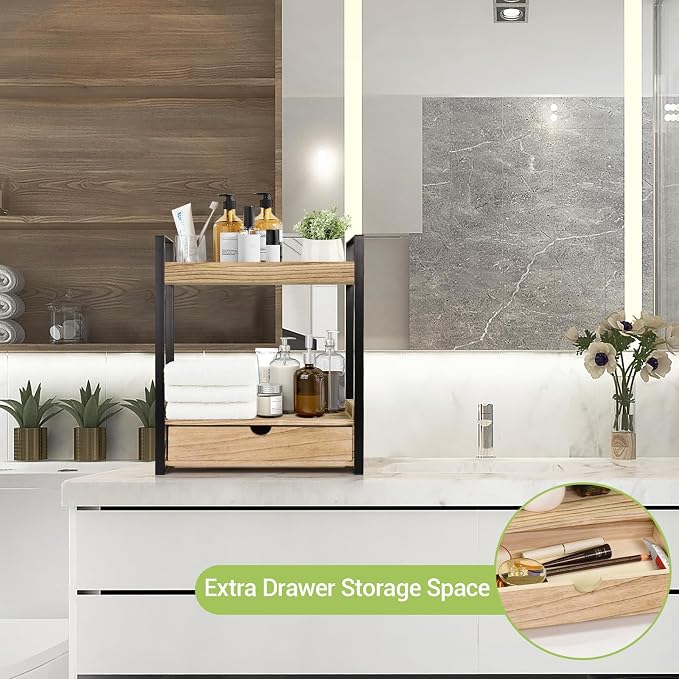 2-Tier Bathroom Organizer Countertop - Image 5
