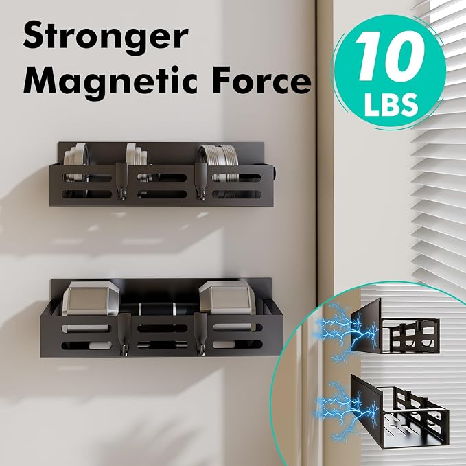 6 Pack Magnetic Spice Rack for Refrigerator Set - Image 3
