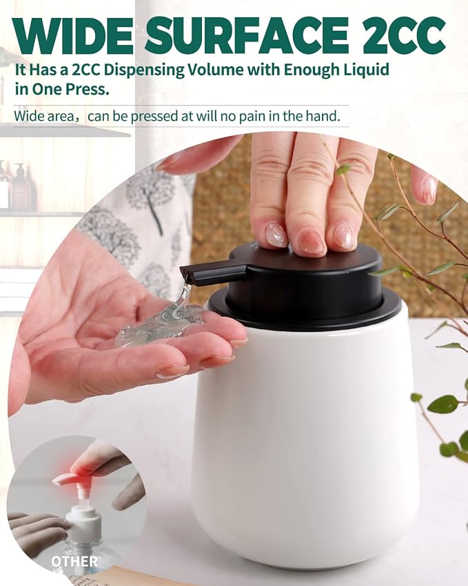 Bosilunlife Liquid Soap Dispenser - 12Oz Lotion Dispenser - Image 2
