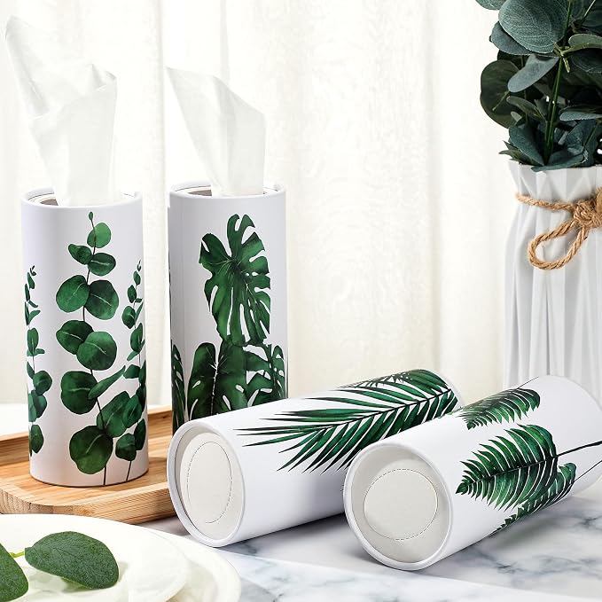 Zonon 8 Pcs Greenery Car Tissue Cylinder - Image 3