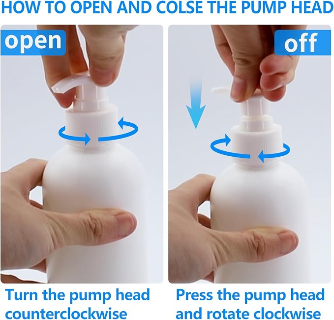 2 Pack 10 Oz Pump Bottles Dispenser - Image 4