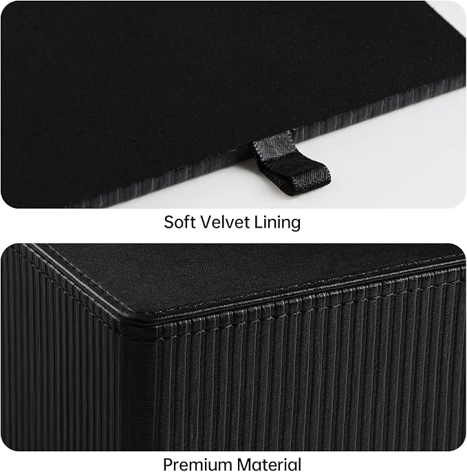 Tissue Box Cover Square with Magnetic Closure, PU Leather Tissue Box Holder - Image 4