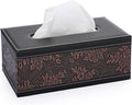 Sumnacon Tissue Box Cover Rectangule Leather Tissue Box by Sumnacon