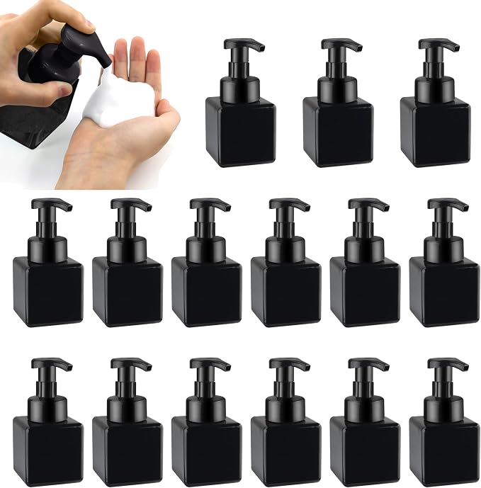 8.5 oz Foaming Soap Dispenser Plastic Foaming Pump Bottle, Refillable Dispenser by Unknown
