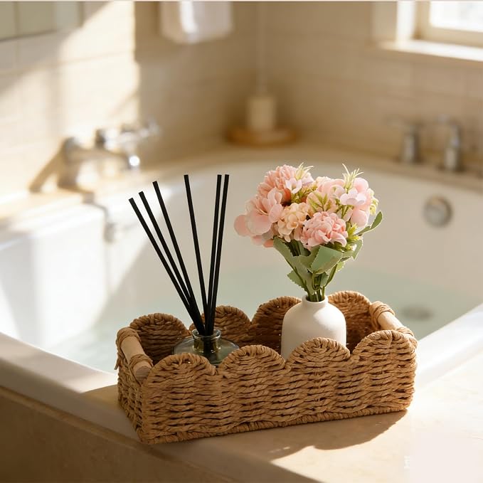 Paper Rope Storage Basket Set of 2 - Image 4