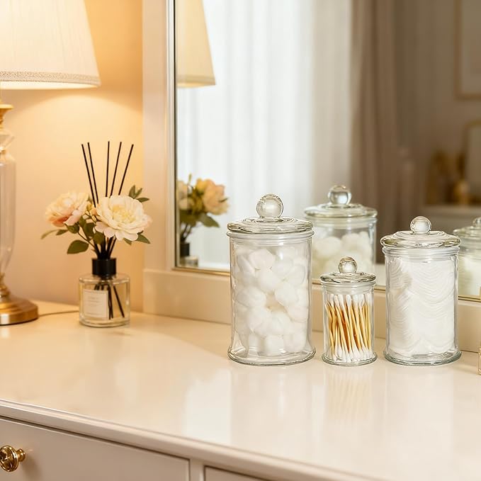 Suwimut Set of 3 Glass Apothecary Jars - Image 4