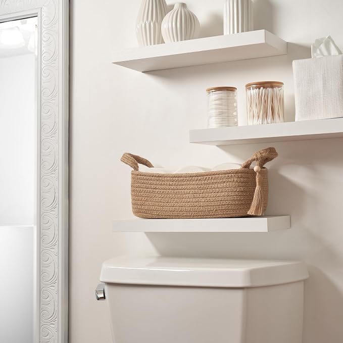 Decorative Toilet Paper Basket – Beautiful Bathroom Organizer - Image 7