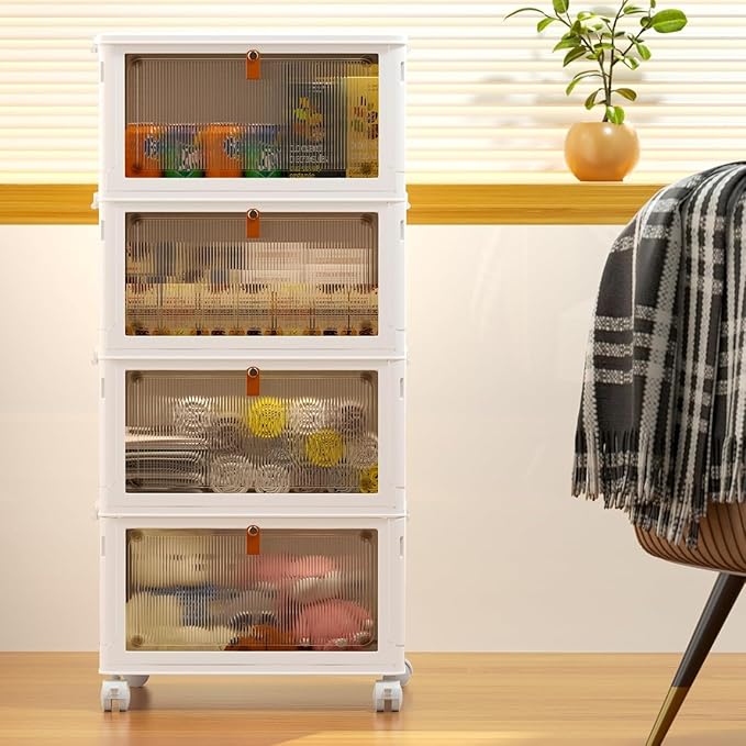 4 Tier Plastic Storage Bins - Image 6
