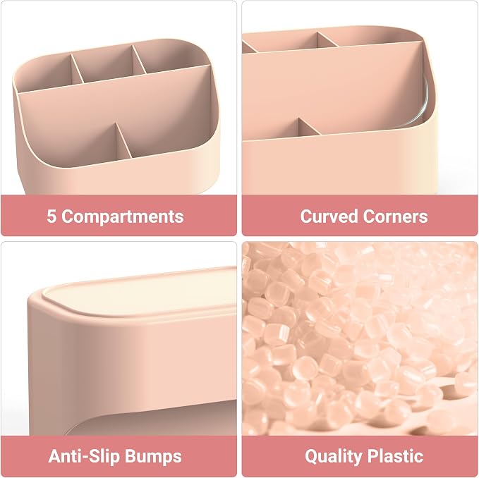 Toothbrush Holders for Bathrooms, Toothpaste and Electric Tooth Brush Holder - Image 3