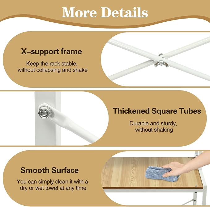 Washer and Dryer Storage Rack, 3 Tier Over The Washer and Dryer Storage Shelf - Image 5
