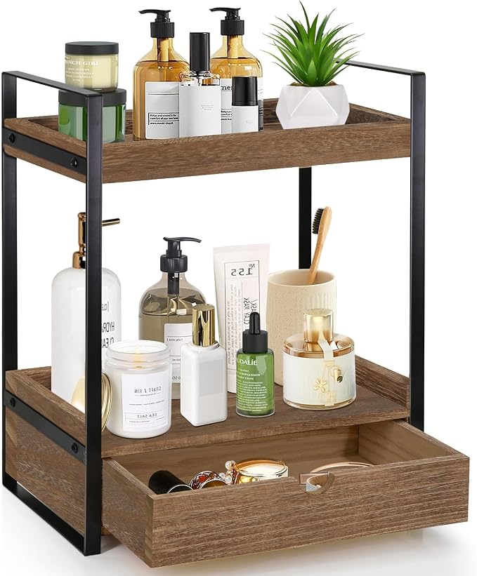 2-Tier Bathroom Organizer Countertop by Ukonvi