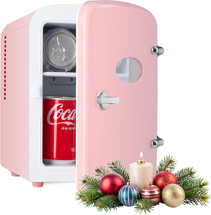 HealSmart Mini Fridge Portable 4 Liter/6 Can by HealSmart