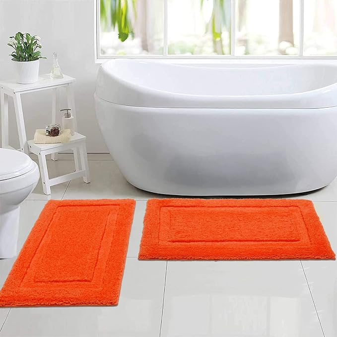 SHACOS Super Soft Bathroom Rugs Sets 2 Pieces 20x32 inch Bath Mats Non Slip - Image 6