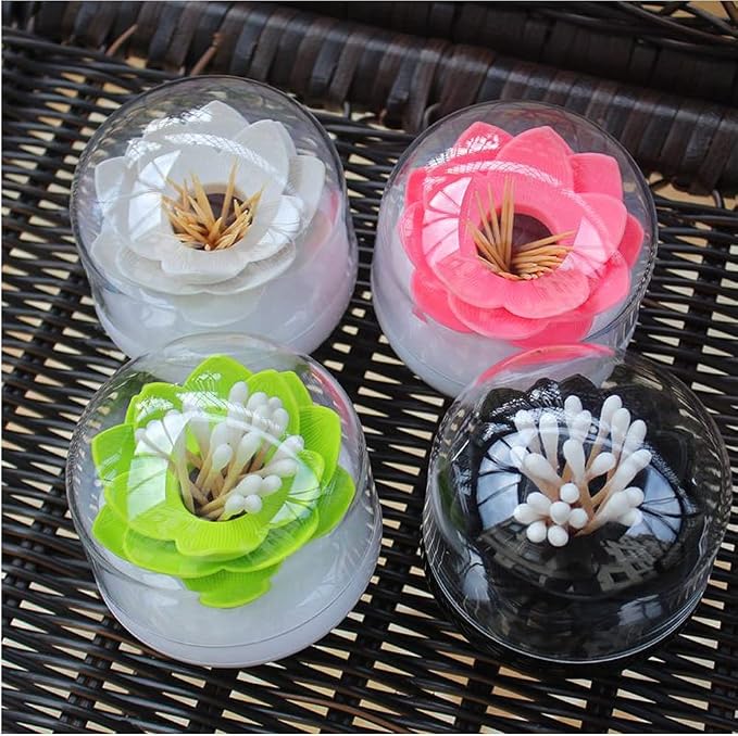 Bloss 2 Pack Louts Qtip Holder Dispener Holder Cotton Swabs Bud - Image 5