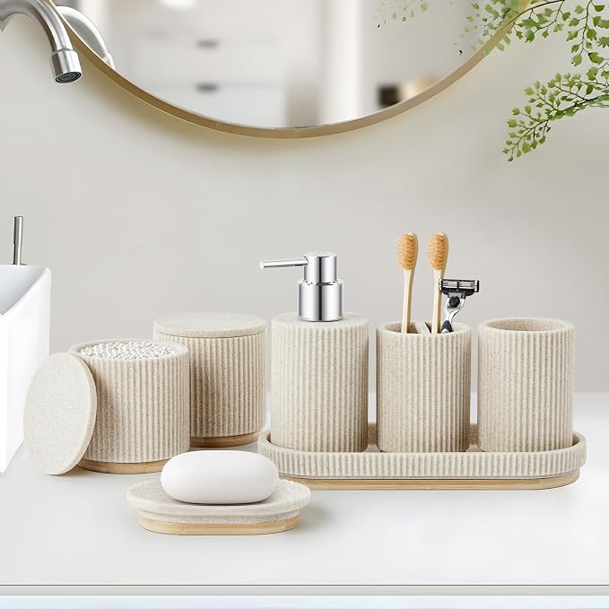 7PCS Bathroom Accessories Set, - Image 7