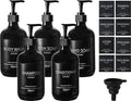Black Shower Bottles Refillable by MithrgrousLife