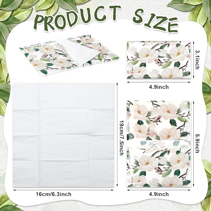Geyee 50 Packs Tissue Travel Size Facial Paper Napkins Travel Packs Disposable - Image 2