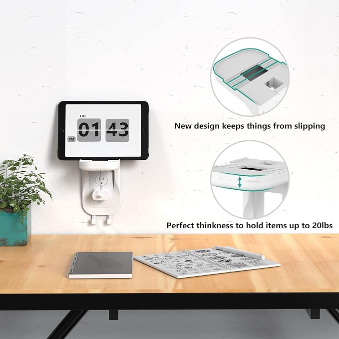 WALI Outlet Shelf Wall Holder, Fit - Image 6