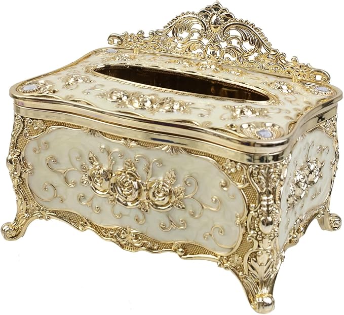 Geesatis Tissue Box Cover, Rectangle Tissue Box Holder, Rectangular Napkin by GeesatisToolHardware