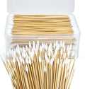 500/1000 Count 6'' Long Round/Pointed Cotton Swabs Durable Stem, Lint- Free Gun by GUNTECHKIT