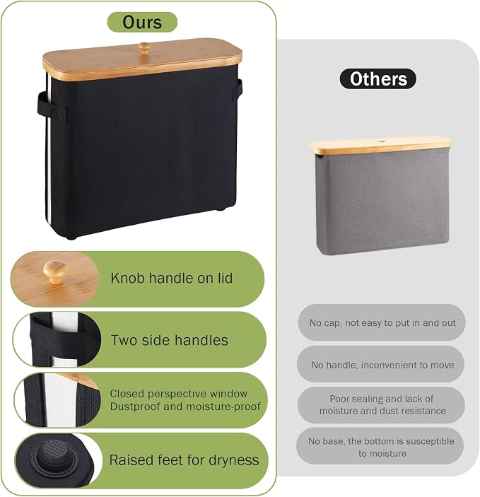 Bathroom Toilet Paper Storage Basket - Image 6
