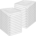 24 Pack 100% Cotton Wash Cloth, 12x12 Inch Highly Absorbent and Soft Feel by ZHAYAO