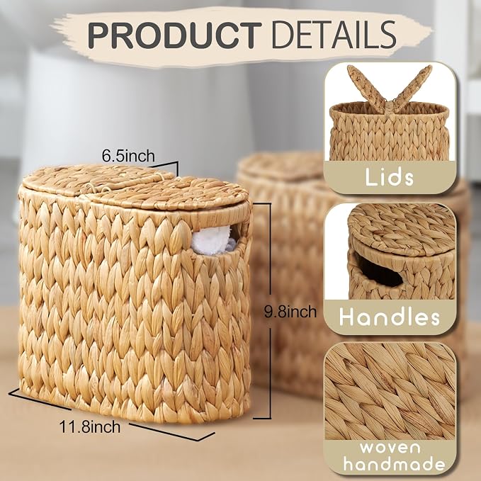 ELONG HOME Toilet Paper Basket - Image 3