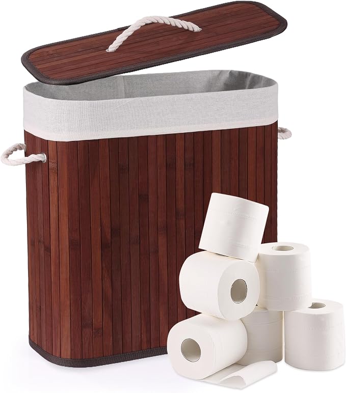 Bamboo Toilet Paper Storage by Unknown