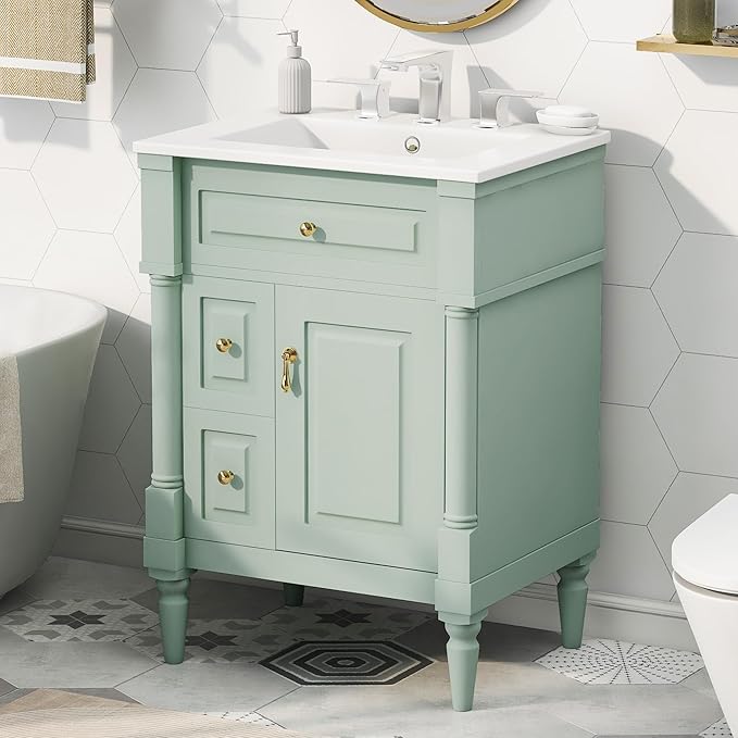 Harper & Bright Designs 24" Bathroom Vanity - Image 3