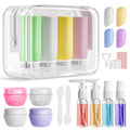 Muslish 21 Pack Leak Proof Silicone Travel Bottles Set, TSA Approved Containers by MUSLISH