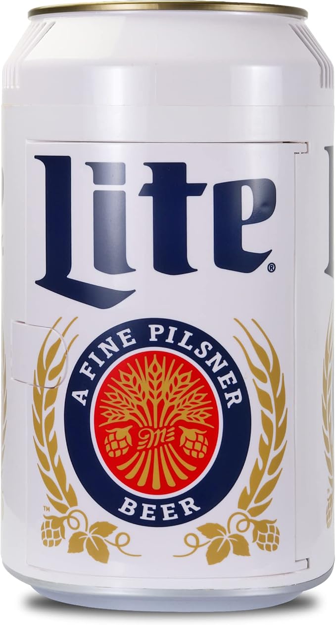 Miller Lite 8 Can Thermoelectric Mini Fridge 5.4 L/ 5.7 Quarts Capacity - Image 2