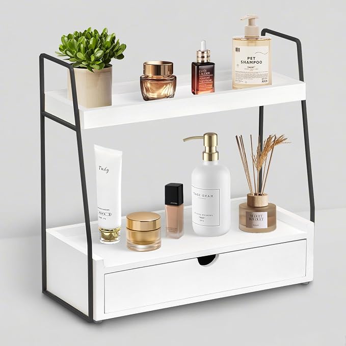 2-Tier Bathroom Organizer Countertop by dreampossible