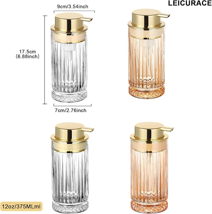 Glass Foam Soap Dispenser, Refillable Faming Dispenser - Image 8