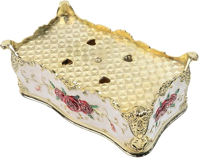Geesatis Tissue Box Cover, Rectangle Tissue Box Holder, Rectangular Napkin - Image 8