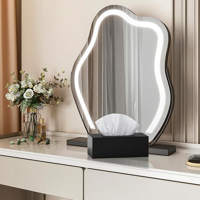 SILUT Tissue Box Cover Rectangle, Tissue Box Holder Decorative, Acrylic Tissue - Image 3