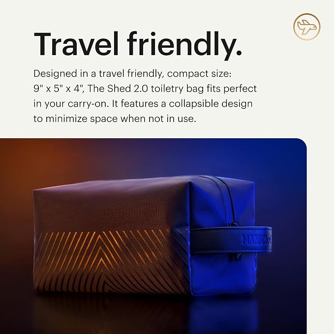 MANSCAPED® The Shed 2.0 Toiletry Bag, Stylish Organization and Hassle-Free - Image 5