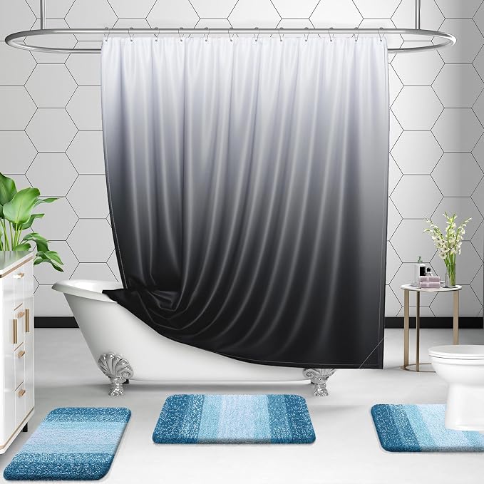 OLANLY Bathroom Rugs Sets 3 Piece, Soft Absorbent Microfiber Bath Mats and - Image 7