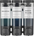 Shampoo and Conditioner Dispenser, Shower Soap Dispenser 3 Chamber No Drill by CaboDeseado