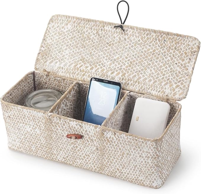 Seagrass Storage Basket for Bathroom - Image 4