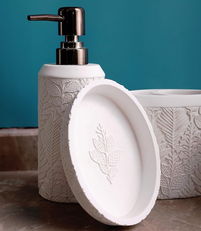 Hymmah Bathroom Accessories Set, Toothbrush Holder, Farmhouse Decor, Contain - Image 5